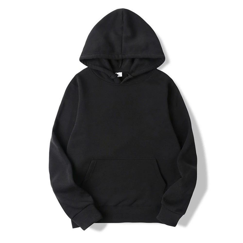 Men's & Women's Casual Oversized Hoodie Sweatshirt - Black