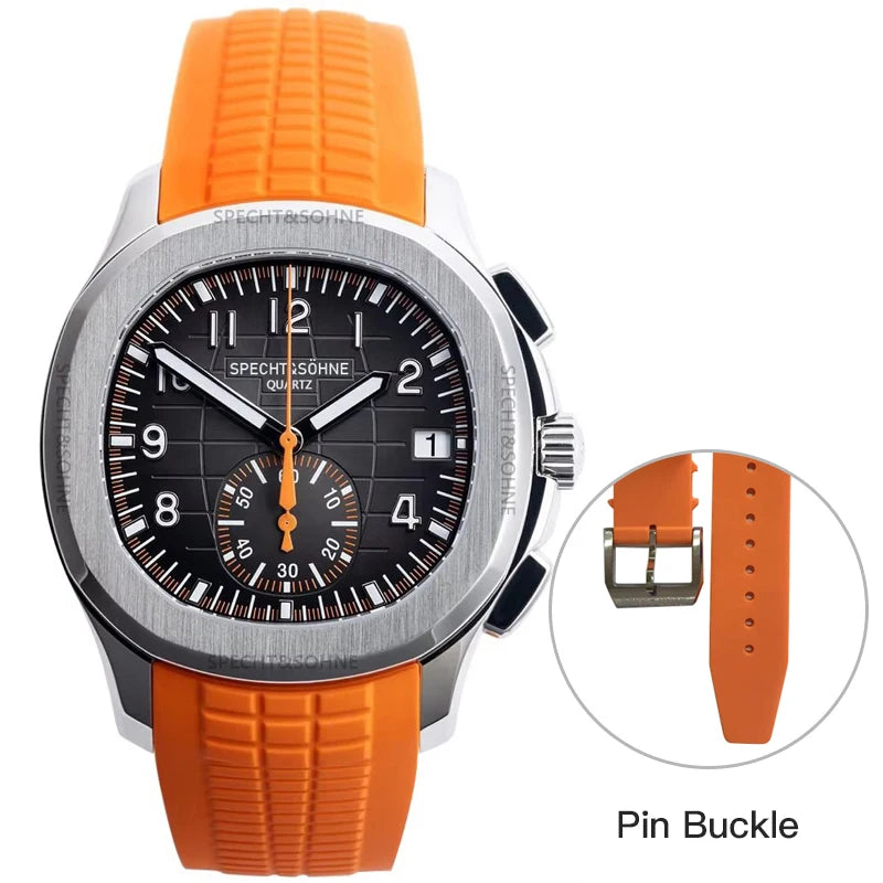 Dropshipping Products 2025 Men Watch Specht&Sohne Japan Chronograph Quartz Wristwatch Rose Gold Waterproof