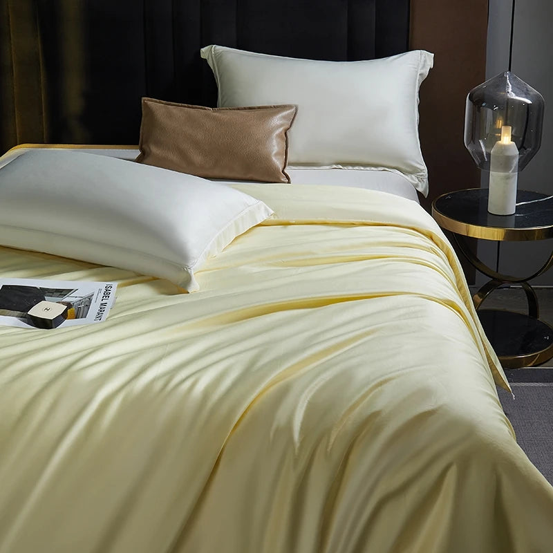 100% Natural Mulberry Silk Comforter With Cotton Shell Winter Warm Long Silk Duvet Blanket Filler Single Couple Bedding Quilt