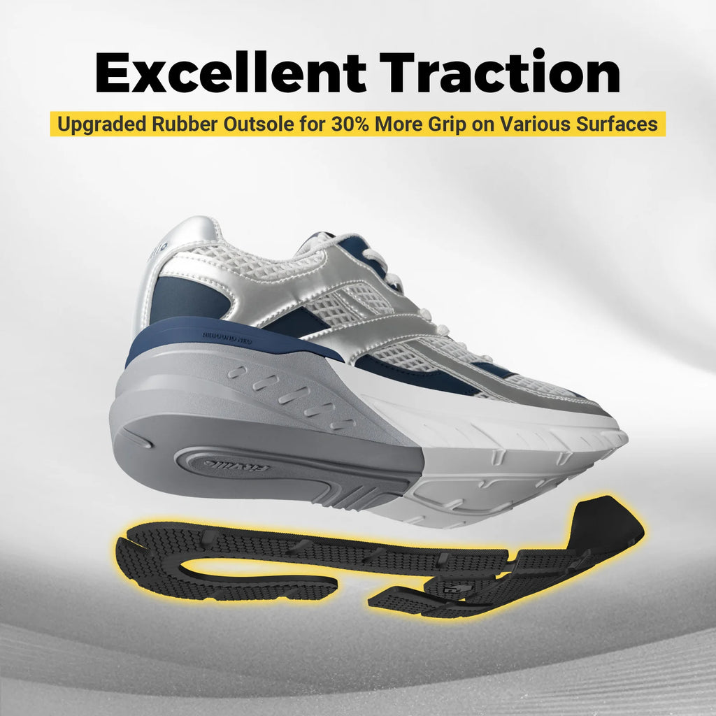 Fittington Men's Walking Shoes Extra Wide Comfort Sneakers Non Slip Trainers Man Shoes With Arch Support For Flat Feet Plantar