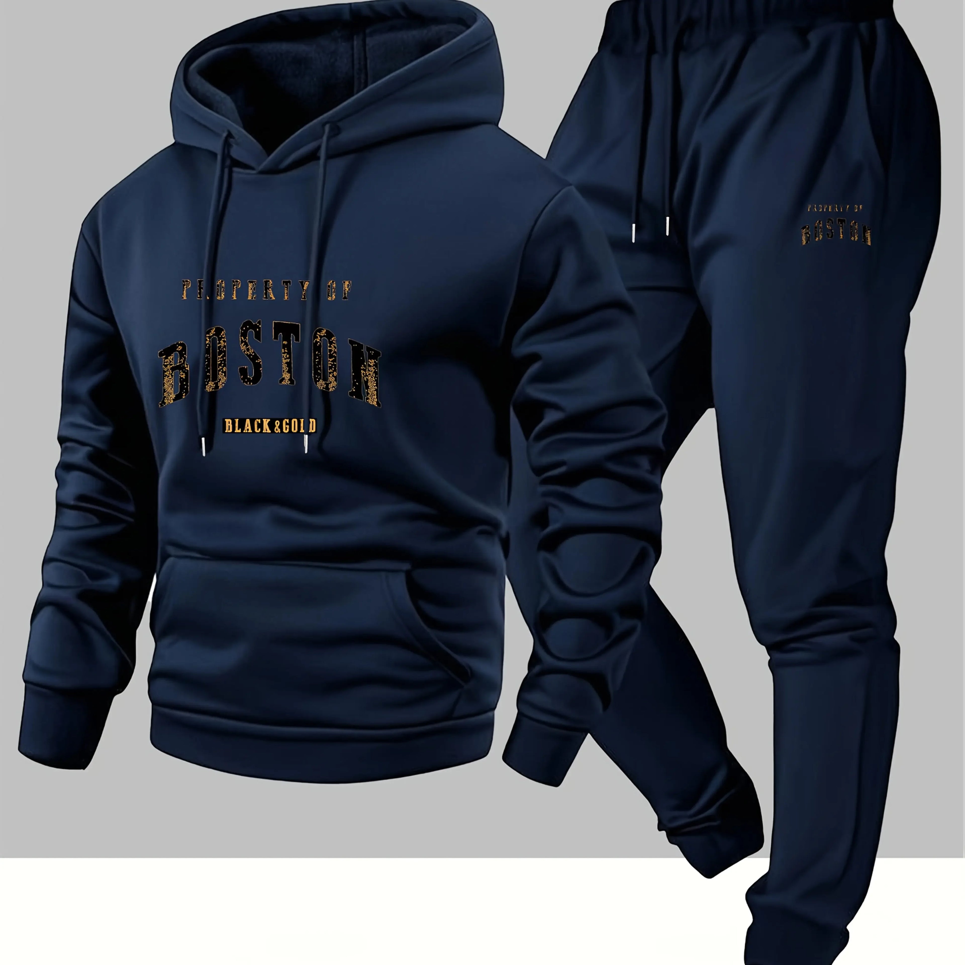 Men's and Women's Printed Hooded Sweatshirts and Sweatpants