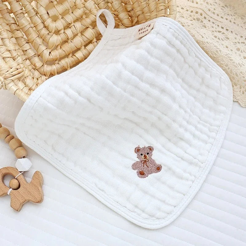 5pcs Cotton Baby Face Towel Set Soft Muslin Squares