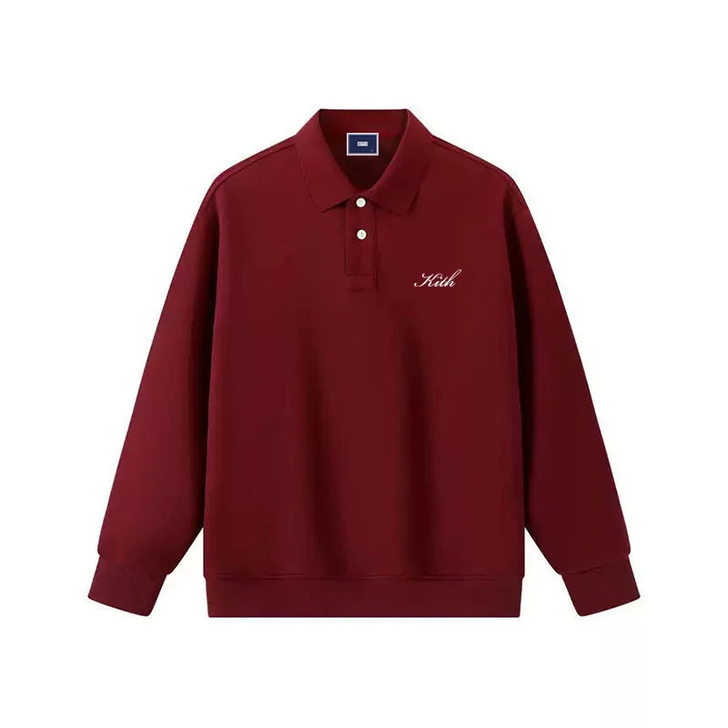 Autumn Winter High Quality Sweatshirts Cotton Brand Embroidery Logo Casual Hoodie Men Long Sleeve Women Polo Tracksuit Tops