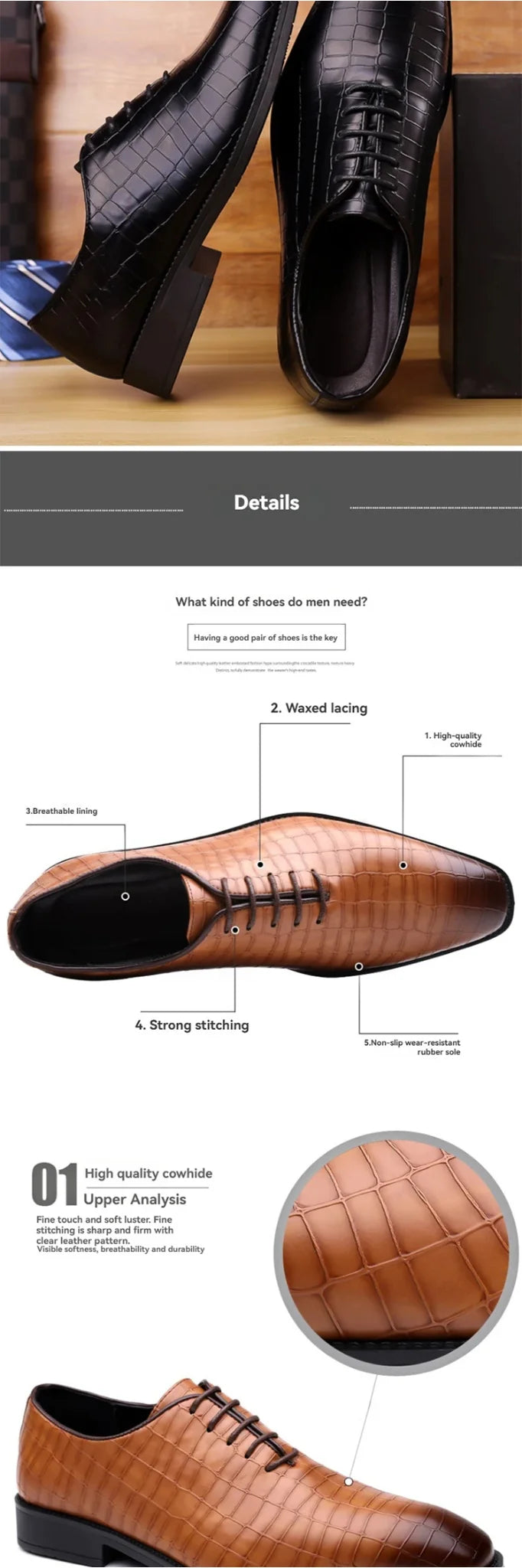 Luxury Mens Leather Shoes