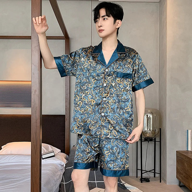 Silky Sleep Outfits for Men