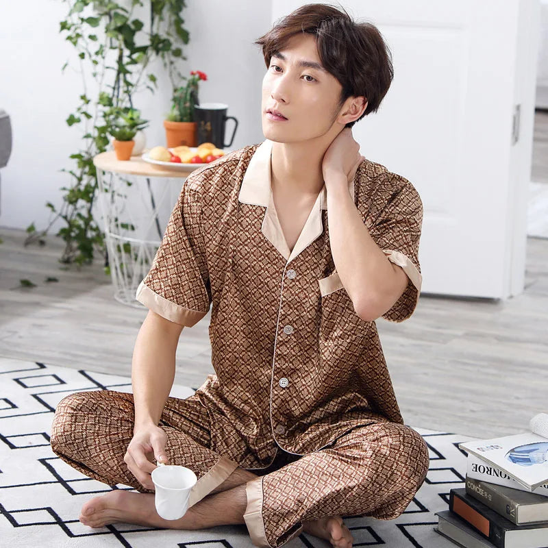 Silky Sleep Outfits for Men