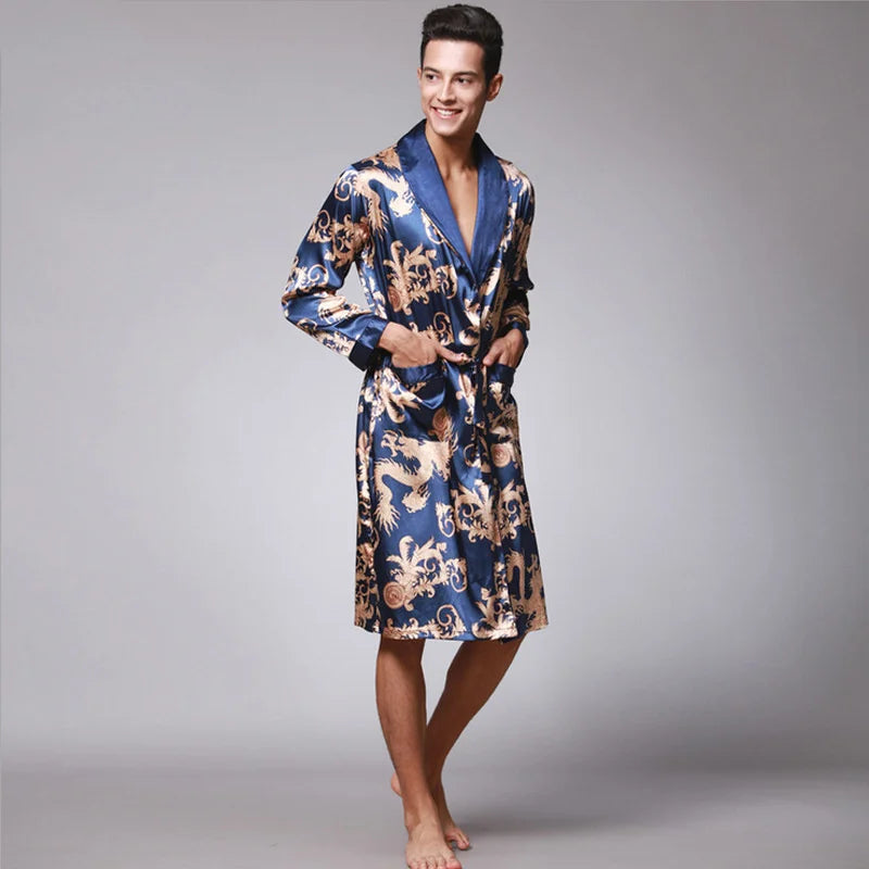 Men Summer Autumn Kimono