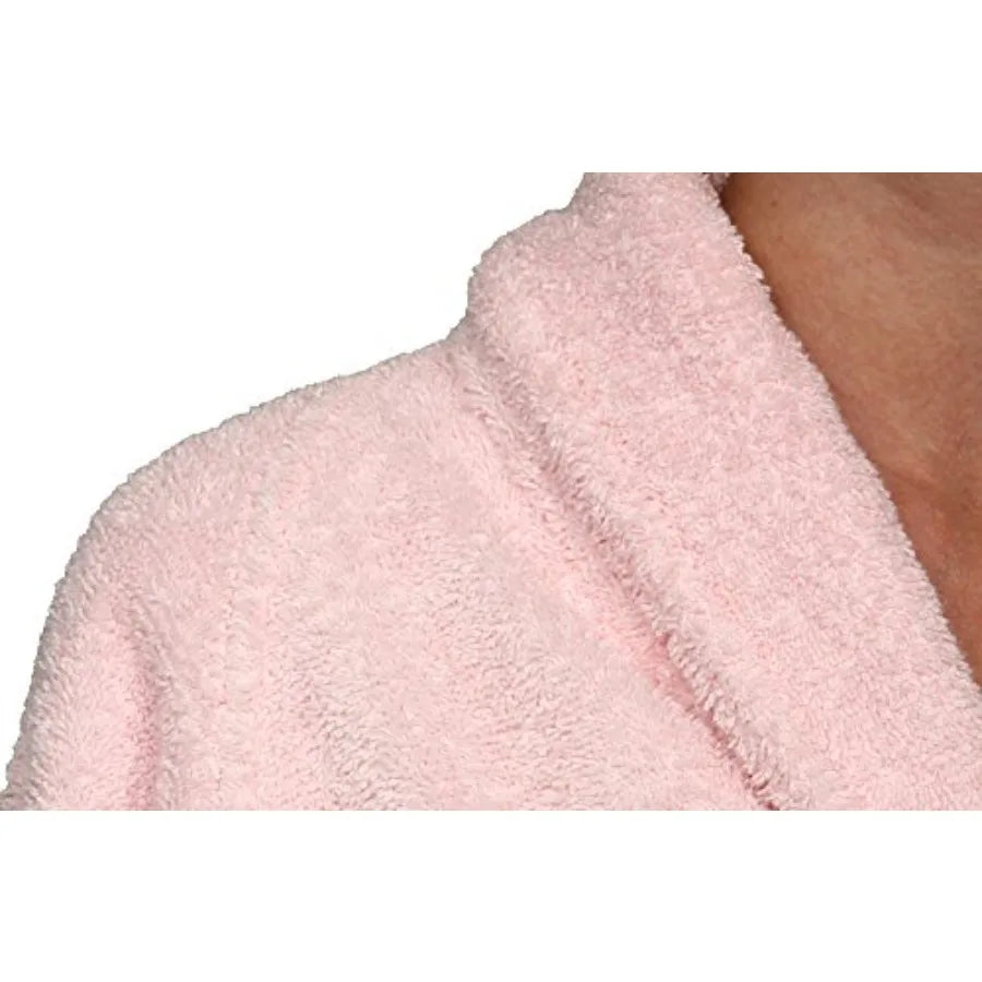 HOMECITY Terry Bathrobes Combed Cotton Terry Cloth Bath Robe for Women Men Luxurious Absorbent