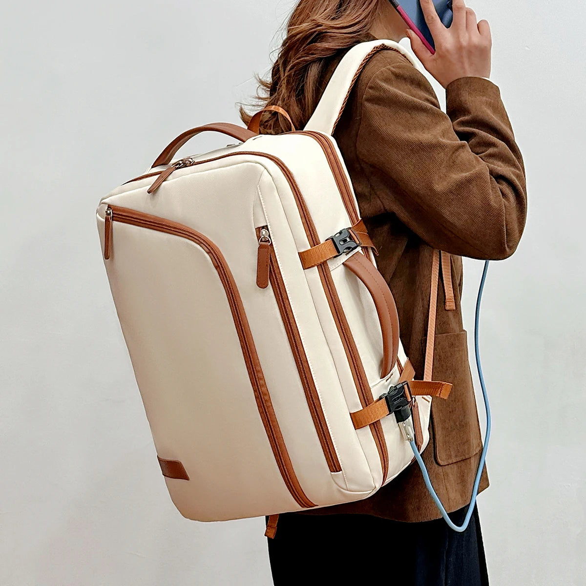 Backpack Unisex New Simple Business Computer Backpack Outdoor Large