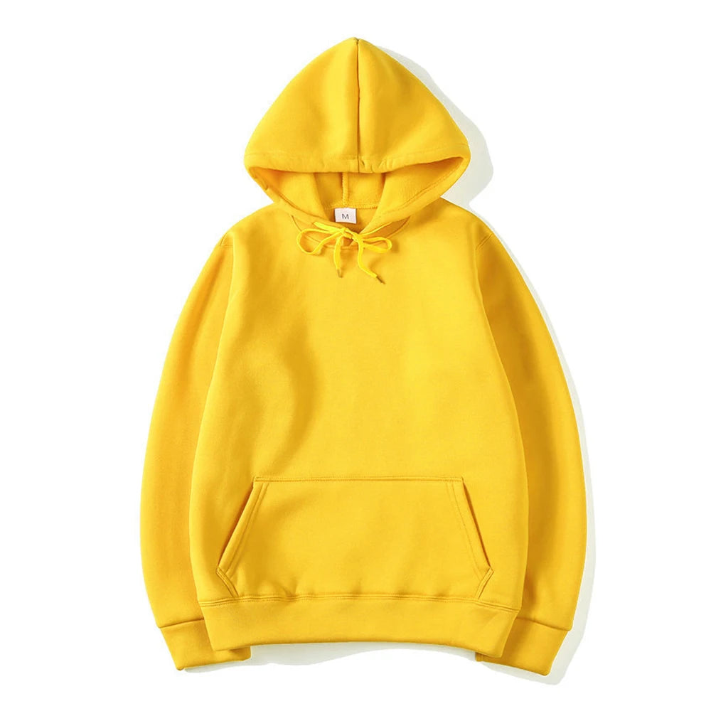 Men's & Women's Casual Oversized Hoodie Sweatshirt - Black