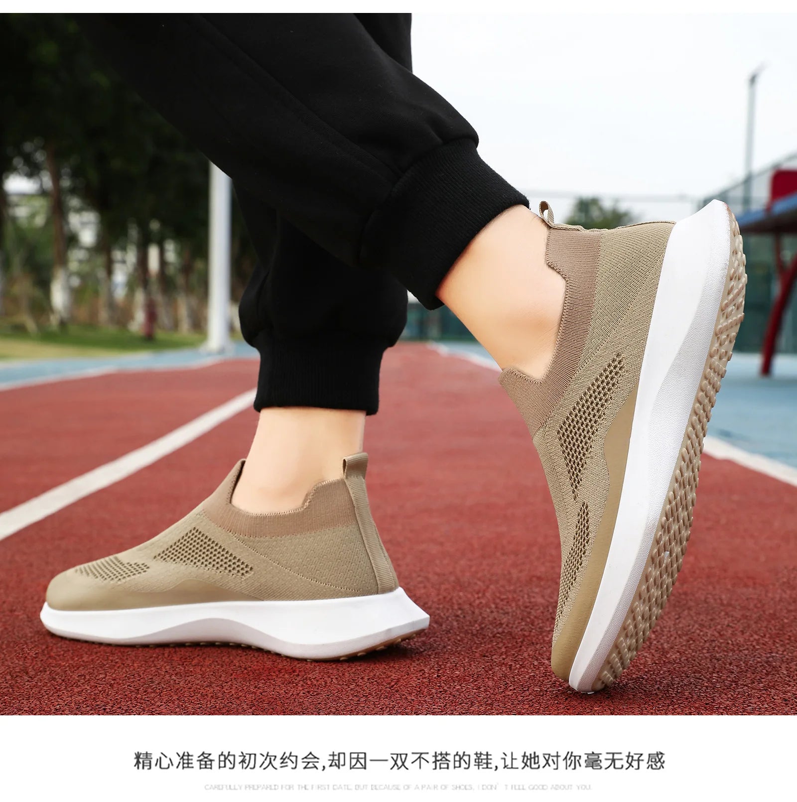 2026 Spring/Summer New Men's Versatile Casual Single Shoes Sports Shoes Breathable and Comfortable Men's Shoes