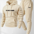 2026 New Men's Two-Piece Casual Long-Sleeved Hooded Sports Shirt and Sports Pants Set for Autumn