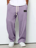 Men's Trendy Loose-Fitting Stretchy Straight-Leg Sweatpants for Spring and Autumn