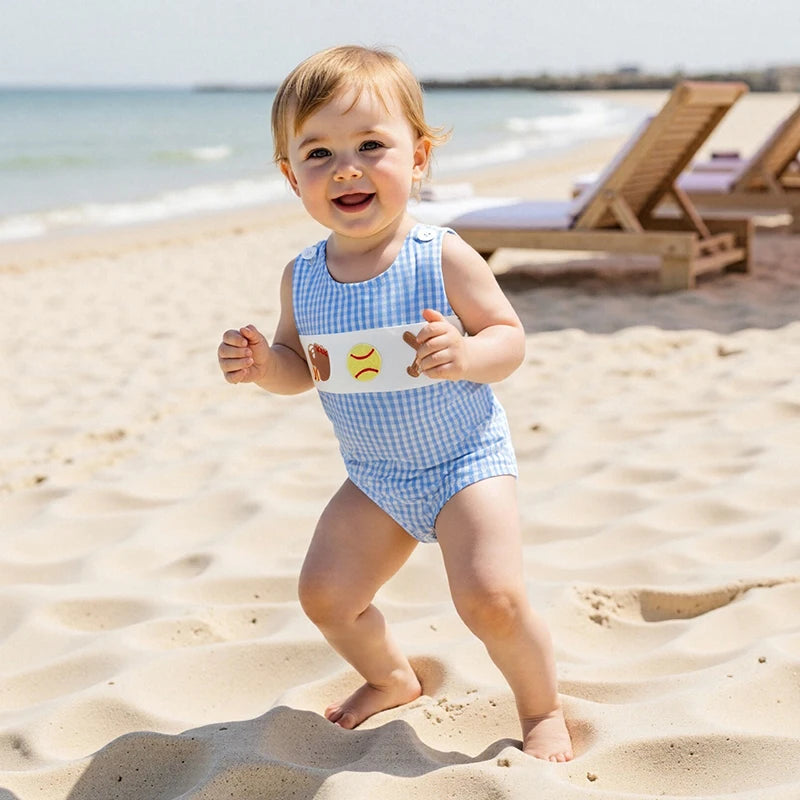 Toddler Boy Sleeveless Romper