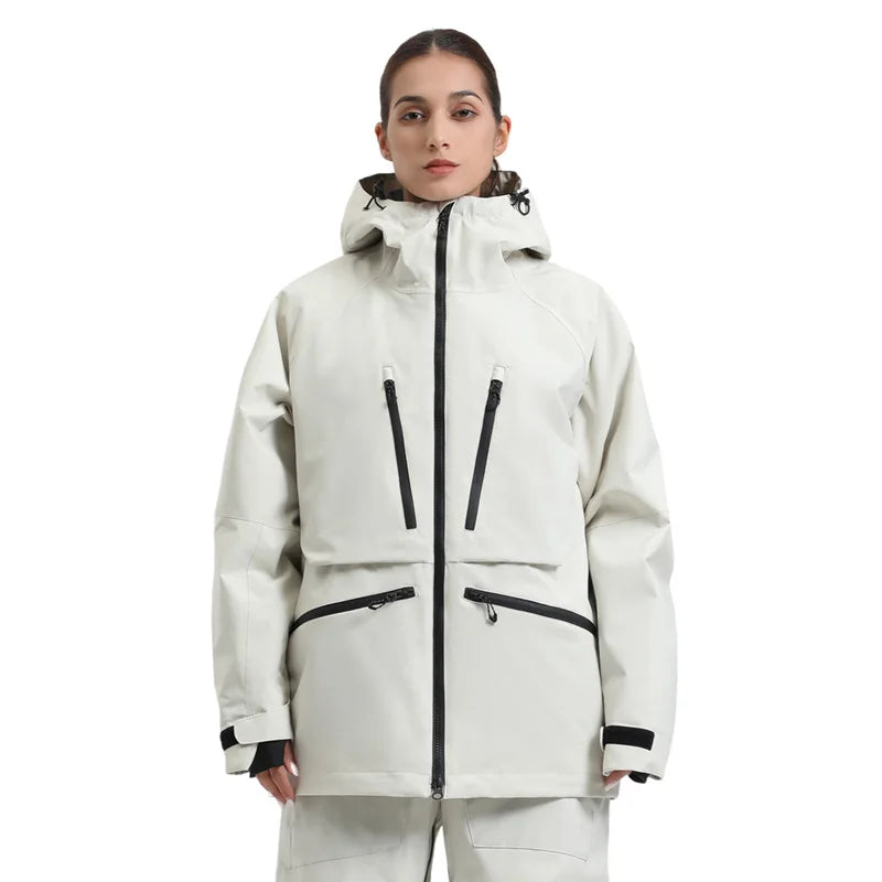 Gsou Snow Outdoor Sport New Winter Warm Men And Women's Snowboard Coats Waterproof Breathable Skiing Jacket Snowboard Wear