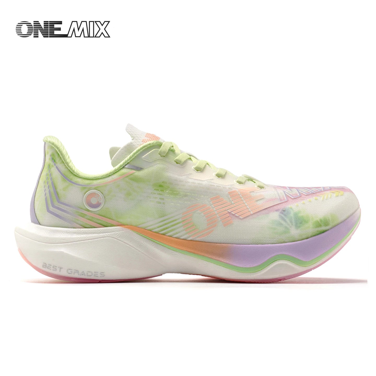 ONEMIX-Nylon Carbon Board Marathon Running Racing Shoes, Professional Stable Support, Shock-relief, Ultra-light Rebound Sneaker
