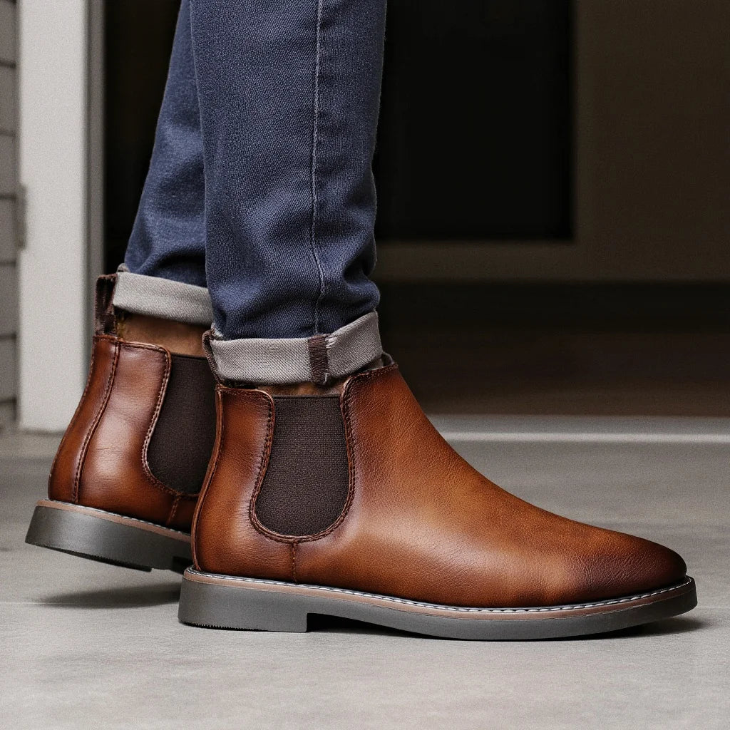 Men Boots Retro Brand