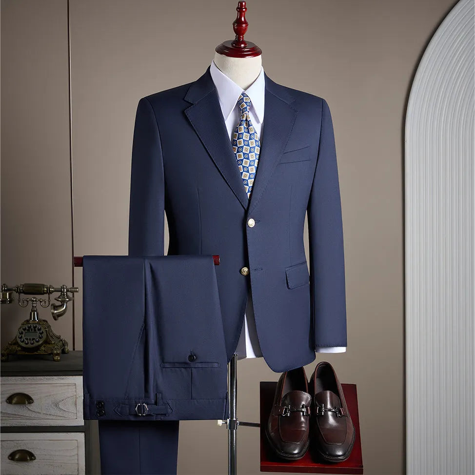 High-end men's wedding party