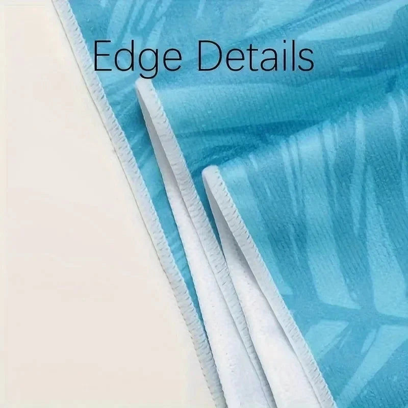 Sand Resistant Beach Towel -Quick Dry Microfiber Beach Towel Sandproof Pool Towels, Thin Lightweight Compact for Travel Swimming