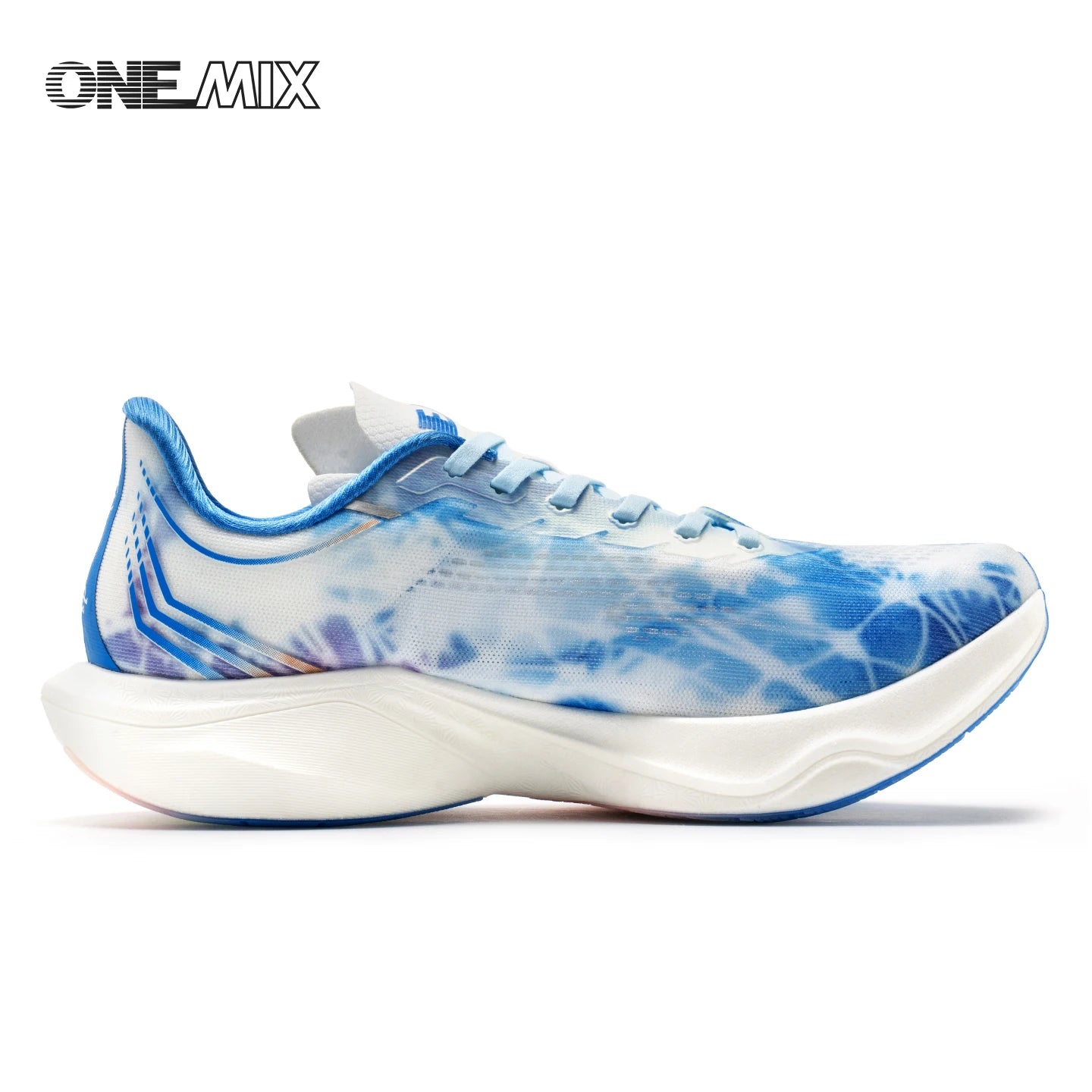 ONEMIX-Nylon Carbon Board Marathon Running Racing Shoes, Professional Stable Support, Shock-relief, Ultra-light Rebound Sneaker