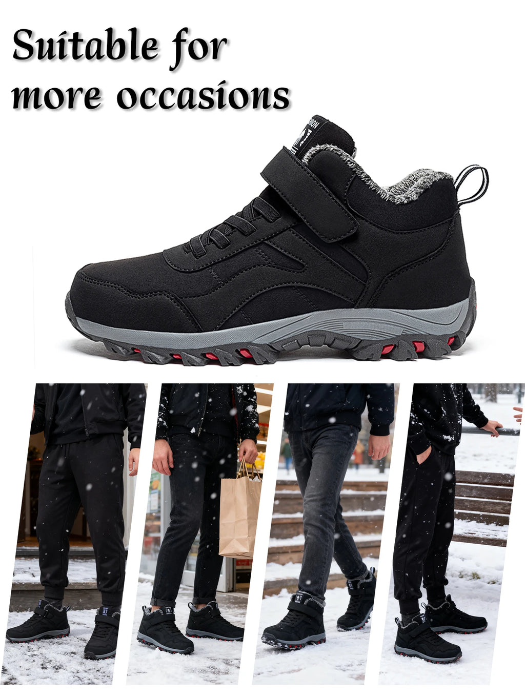 Warm Winter Shoes Men