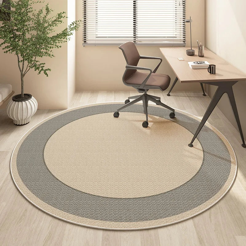 VIKAMA Japanese-Style Living Room Round Carpet, Bedroom Swivel Chair, Computer Chair, Sofa, Coffee Table Cushion, Home Decoration