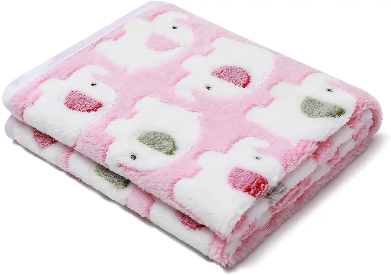 Cute Elephant Baby Blanket
