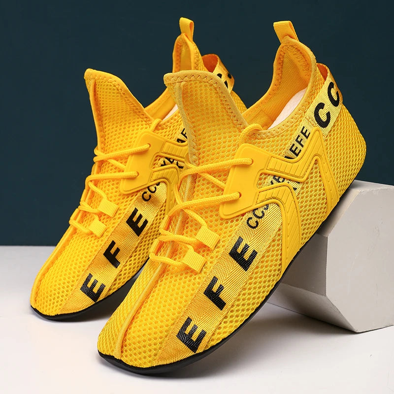 Mesh Men's Shoes Fashion Summer Breathable Sports Shoe Men's Sneakers Lightweight Walking Casual Tennis Shoe
