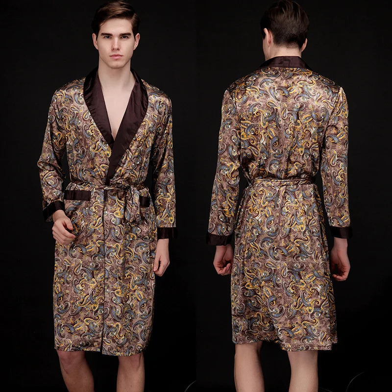 Men Summer Autumn Kimono
