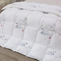 Fashion Print White Goose