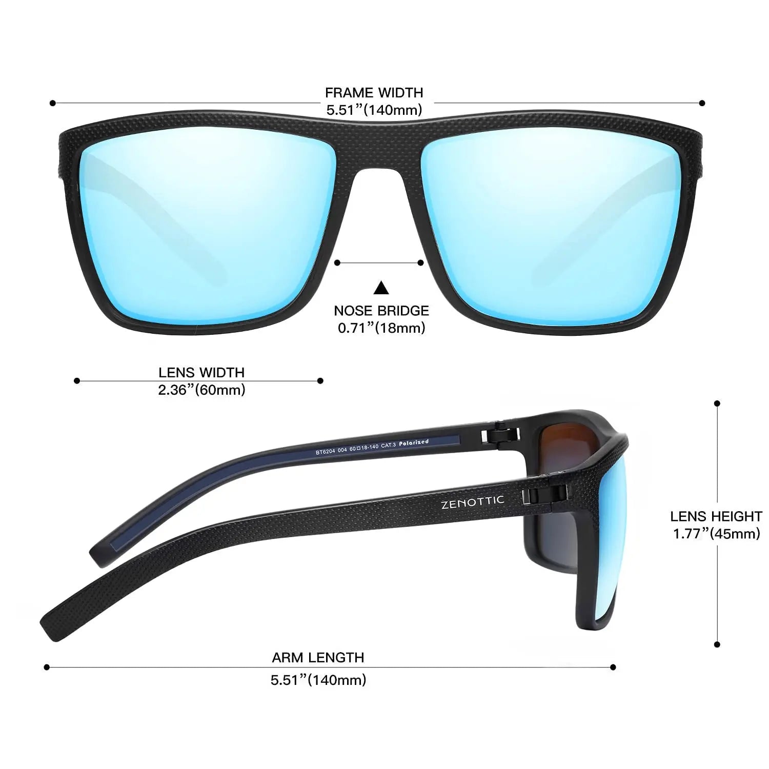 ZENOTTIC Polarized Sunglasses for Men