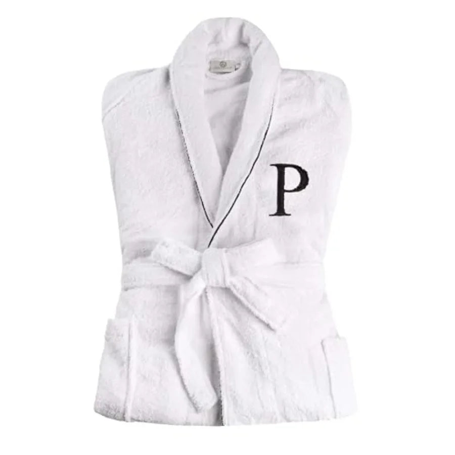Superior Cotton Unisex Bathrobe - Soft and Absorbent Robe for Men and Women Bathroom Accessories Home Essentials
