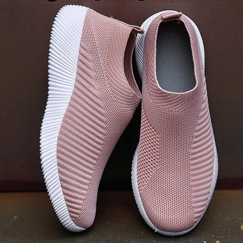 Women Shoes Breathable Flats Elastic Flat Shoes for Women Sneakers Spring Summer Footwear Lightweight Sports Shoes
