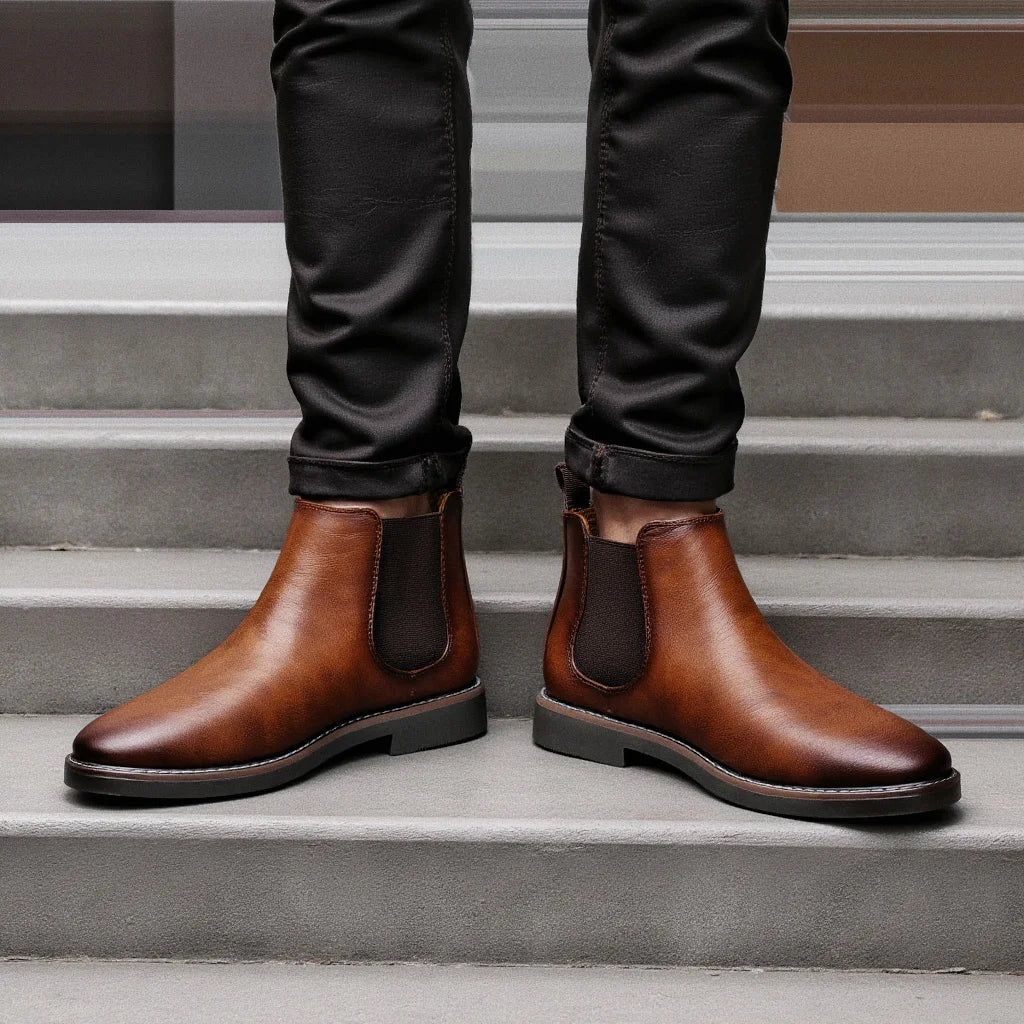 Men Boots Retro Brand