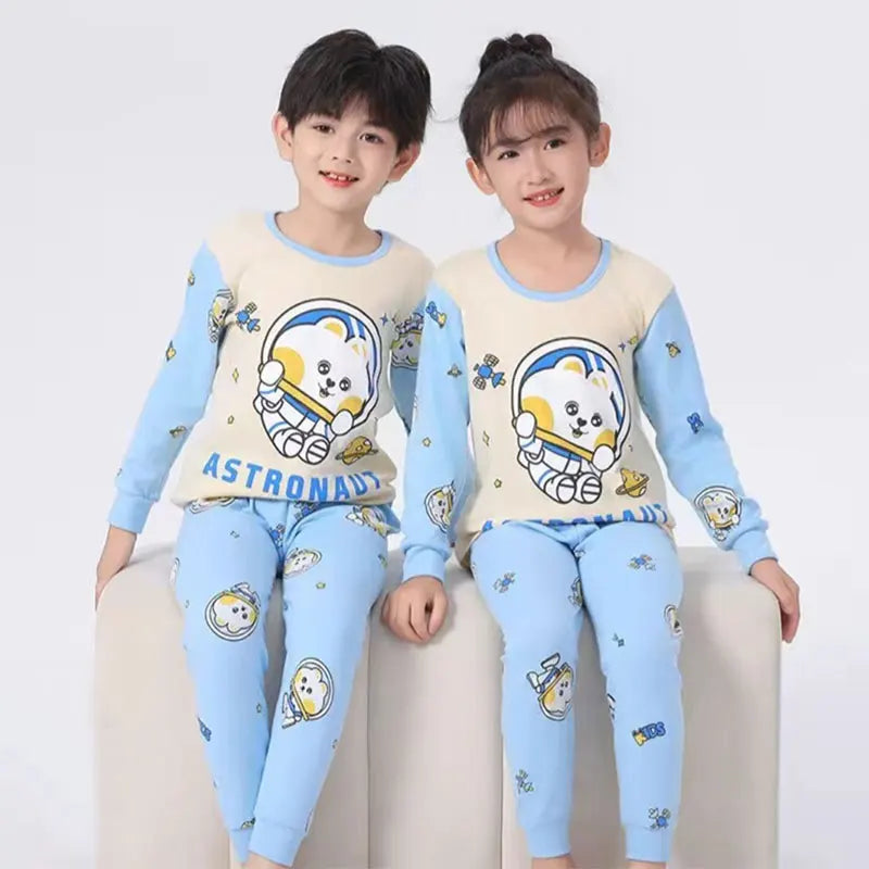 Kids Pajamas for Boys 2 3 4 5 6 7 8 9 10 11 12 13 Years Cotton Sleepwear Sets Dinosaur Pyjamas Green Children Pijamas Clothing