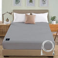 MAXSHARER Earthing Fitted Sheet Organic Cotton with Conductive Silver Fiber Grounding Bed Sheet