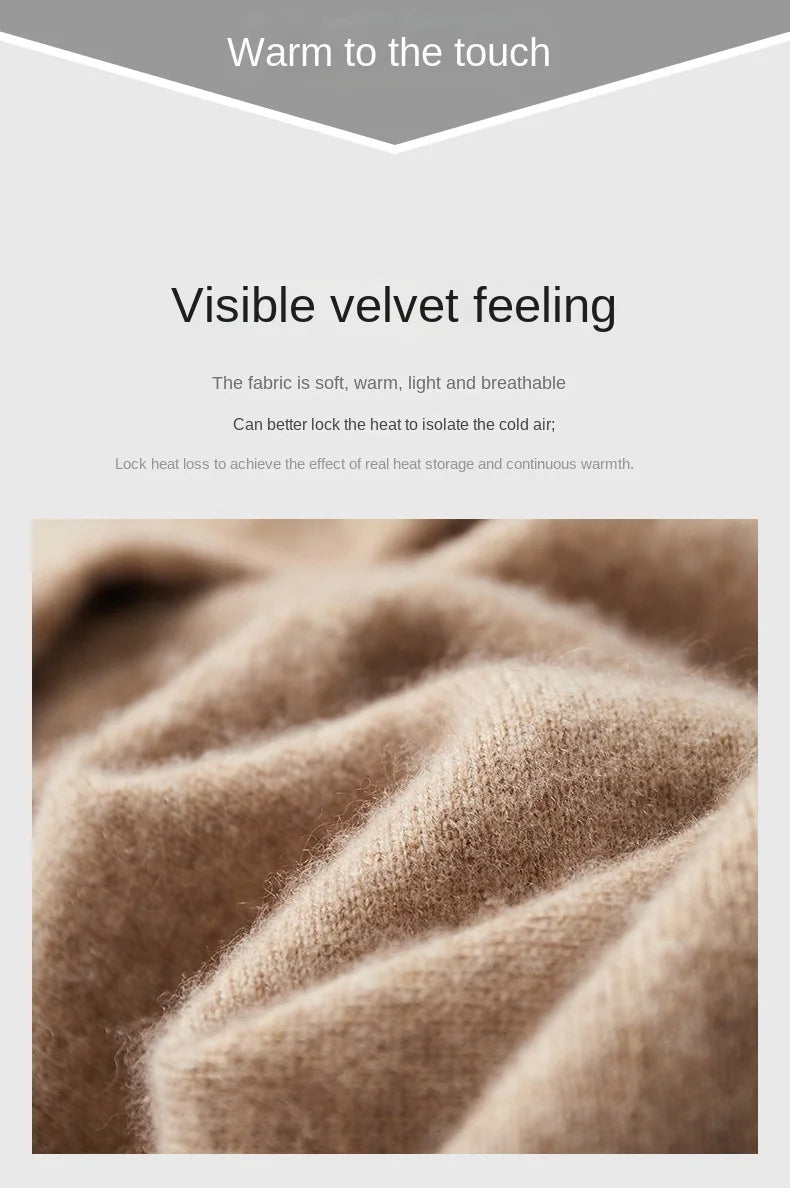 Men's Cashmere One-piece Ready-to-wear Hoodie - 100% Merino Wool Knitted Sweatshirt for Autumn and Winter