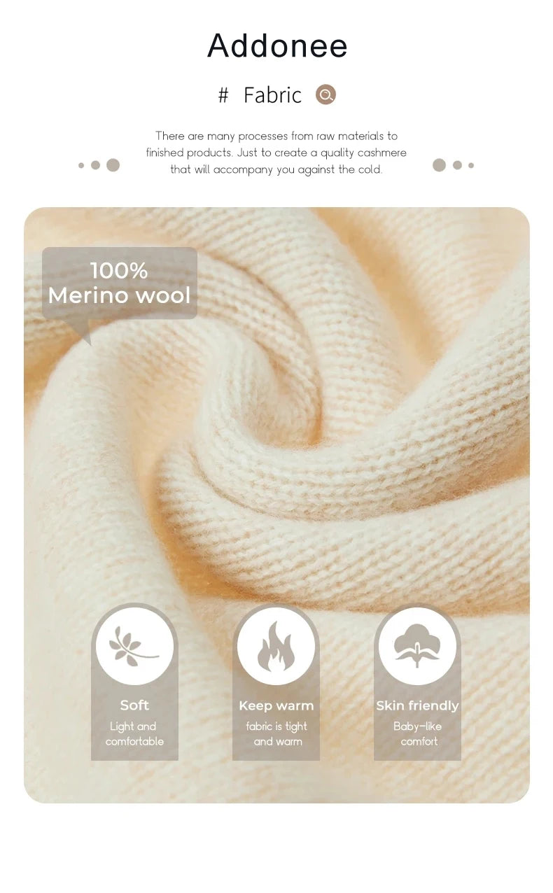 Merino Wool Sweater — Premium Knits Collection