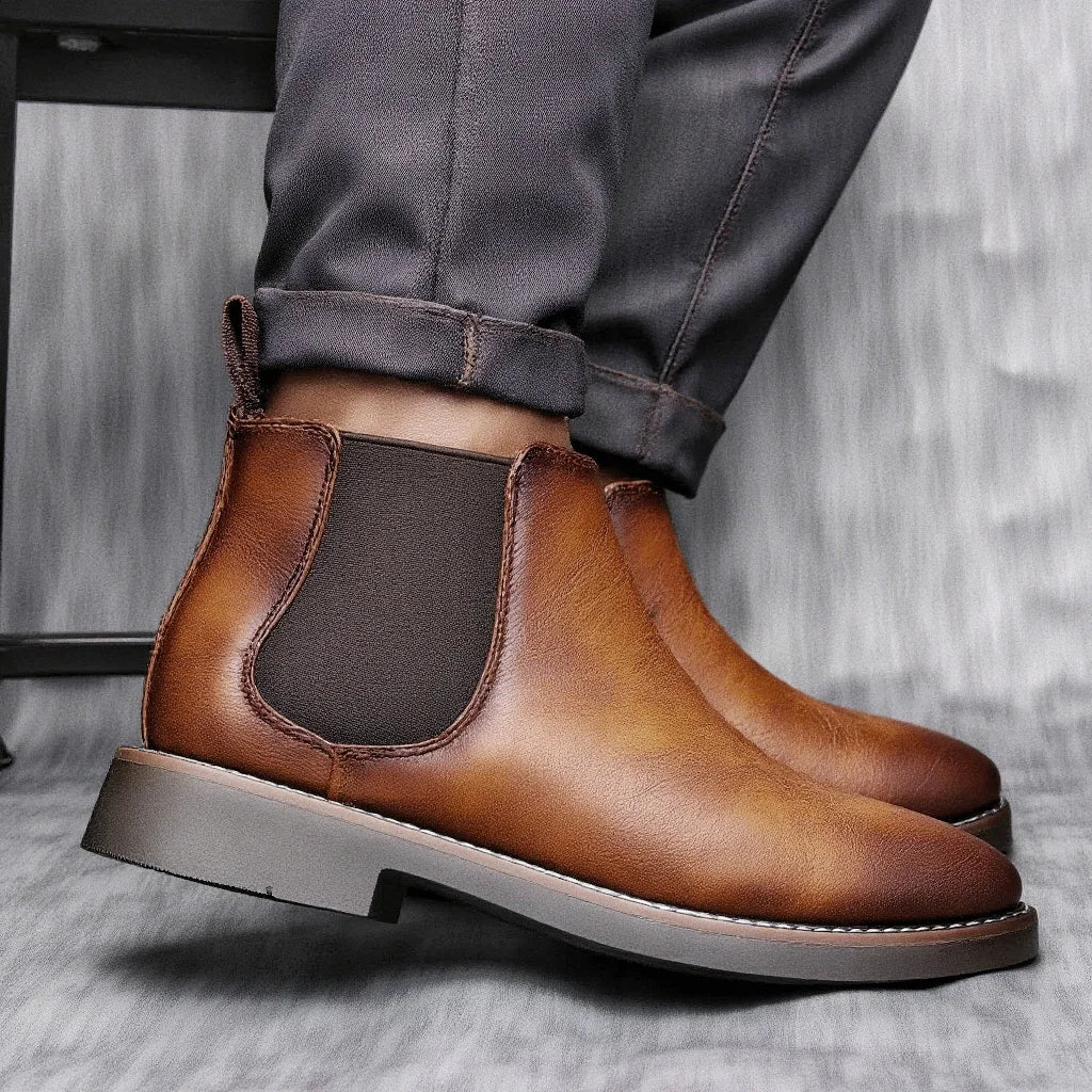 Men Boots Retro Brand