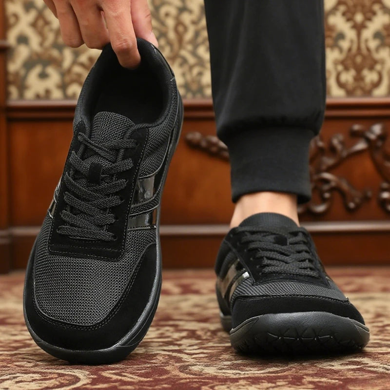 Men's Wide Barefoot Shoes Minimalist Breathable Comfortable Trail Walking Shoes Summer New Light Slip on Soft Man Sneakers 2025