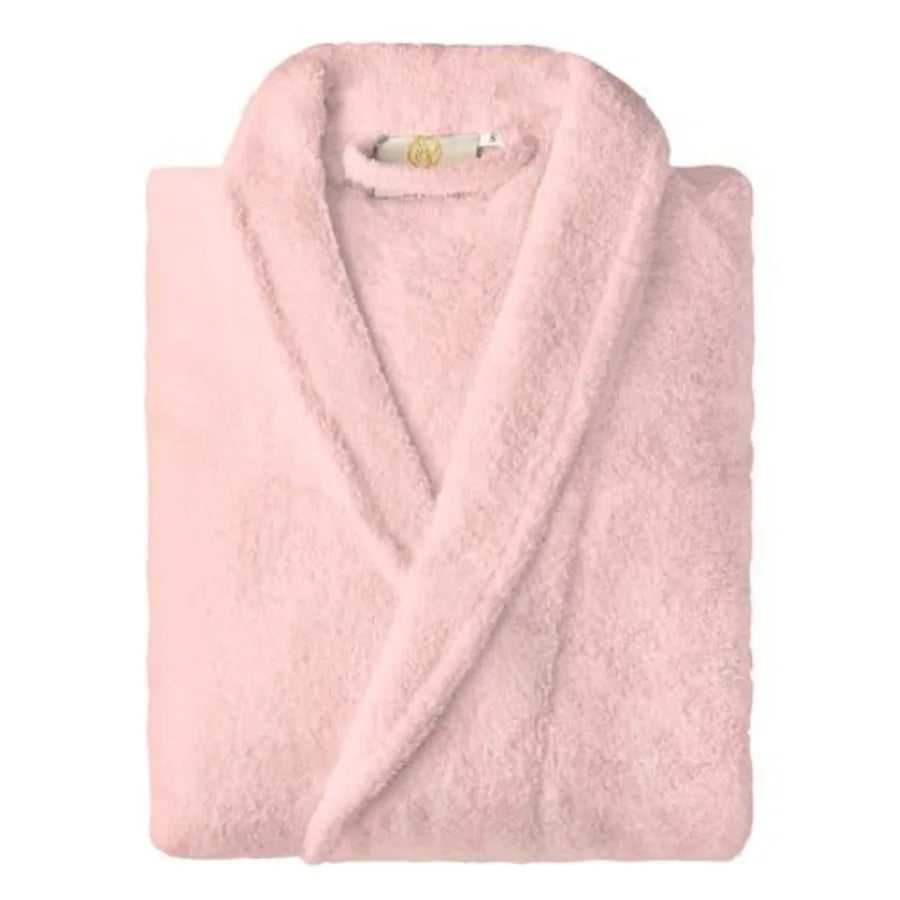 HOMECITY Terry Bathrobes Combed Cotton Terry Cloth Bath Robe for Women Men Luxurious Absorbent