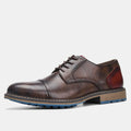 Retro Men's Derby Shoes Casual Fashion Leather Shoes