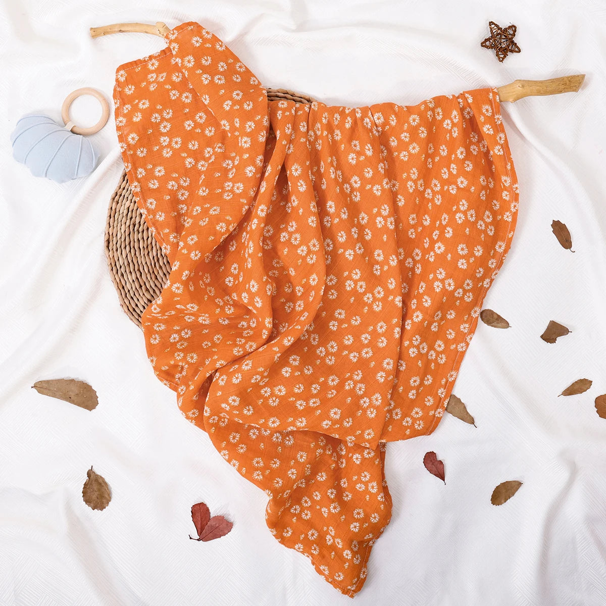 120*110CM Baby Muslin Blanket Super Soft Baby Wrap For Newborn