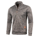 Men's Collar Half-Zip Sweatshirts for Spring and Autumn - Casual Pullover for Outdoor Activities