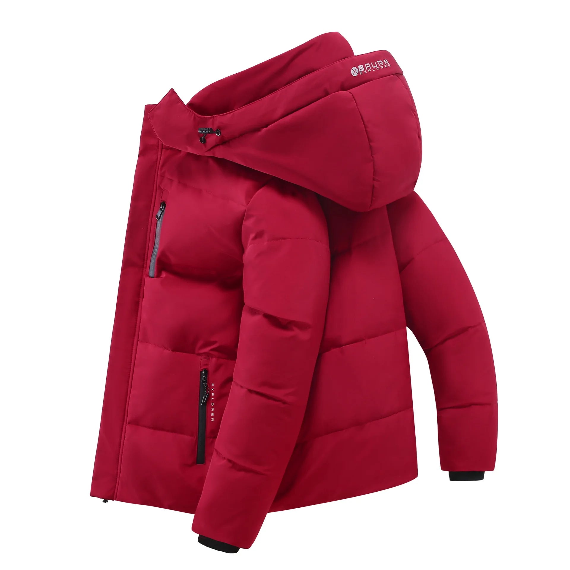 New Winter Men Hooded Casual Short Puffer Jackets Man White Duck Down Coats Quality Male Outdoor Windproof Thicker Warm Parkas