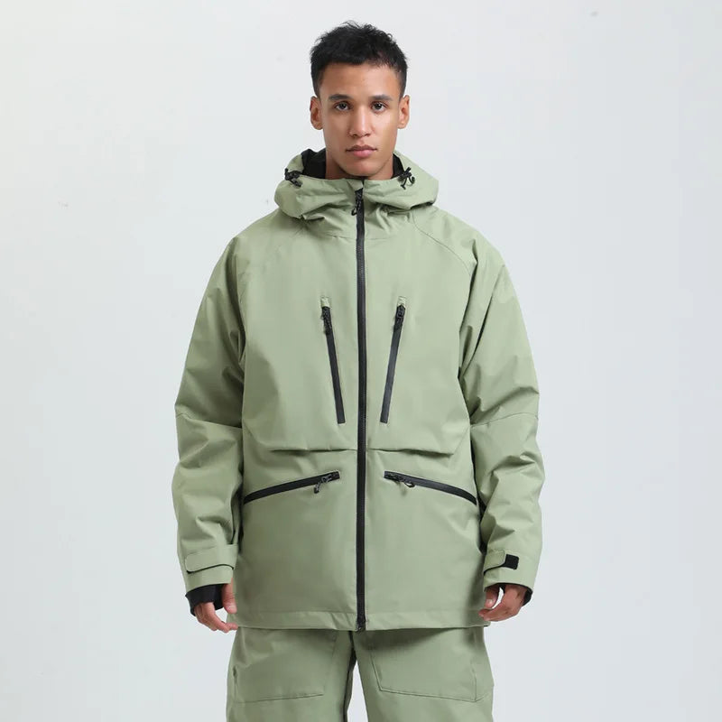 Gsou Snow Outdoor Sport New Winter Warm Men And Women's Snowboard Coats Waterproof Breathable Skiing Jacket Snowboard Wear
