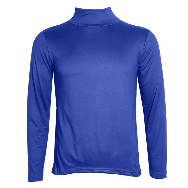 Thermal Underwear Tops for Men - Winter Clothes Thermal Shirt - Autumn Men's Winter Tights - High Neck Thin Slim Fit Long Sleeve T-shirt
