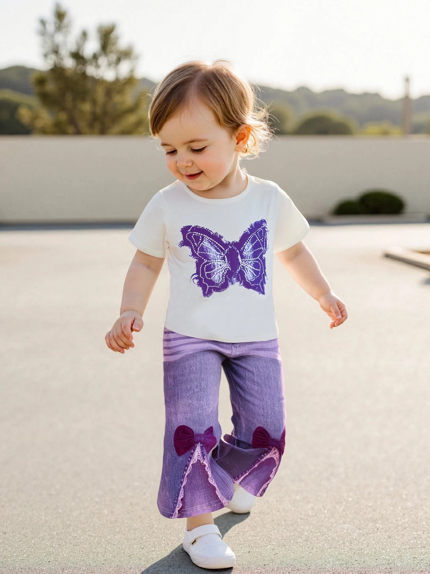 Adorable Infant Girl Floral