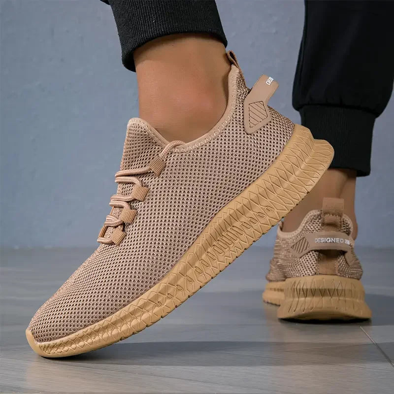 New Summer Casual Original Men's Sneakers Soft Sole Mesh Jogging Lightweight Men's Breathable Vulcanized Shoes