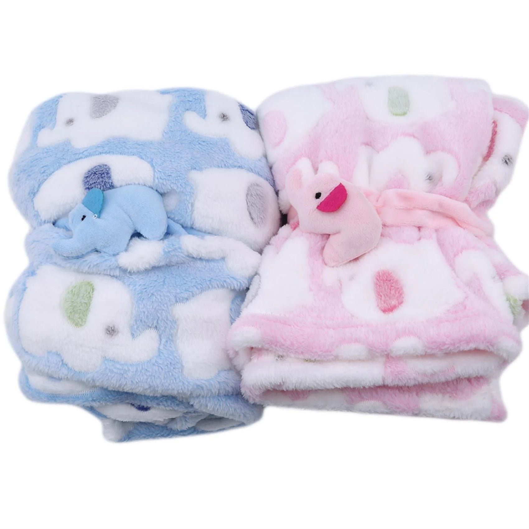 Plush Fleece Baby Blanket - Ultra Soft & Warm